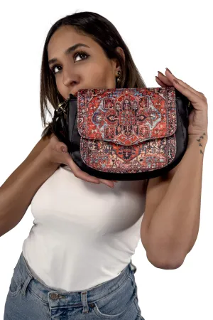 Crimson Charm Layla Crossbody Bag