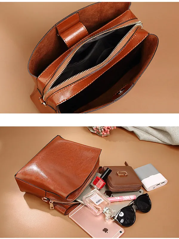 Crossbody Retro Fringed Bucket Bag