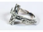 Crucifix Ring - Sterling Silver Ring - Religious Jewelry - Catholic Gifts