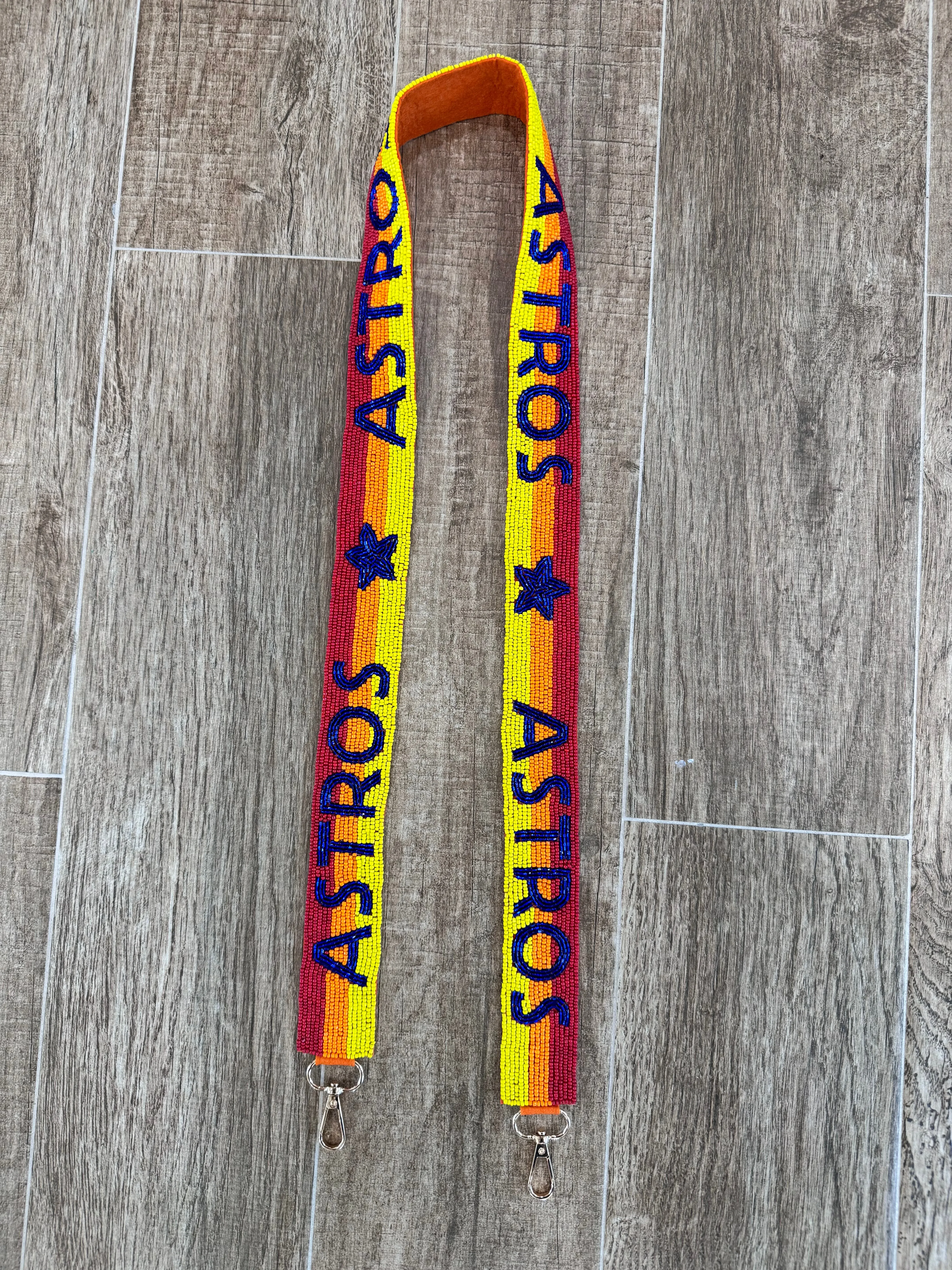 Custom Retro Beaded Houston Astros Strap