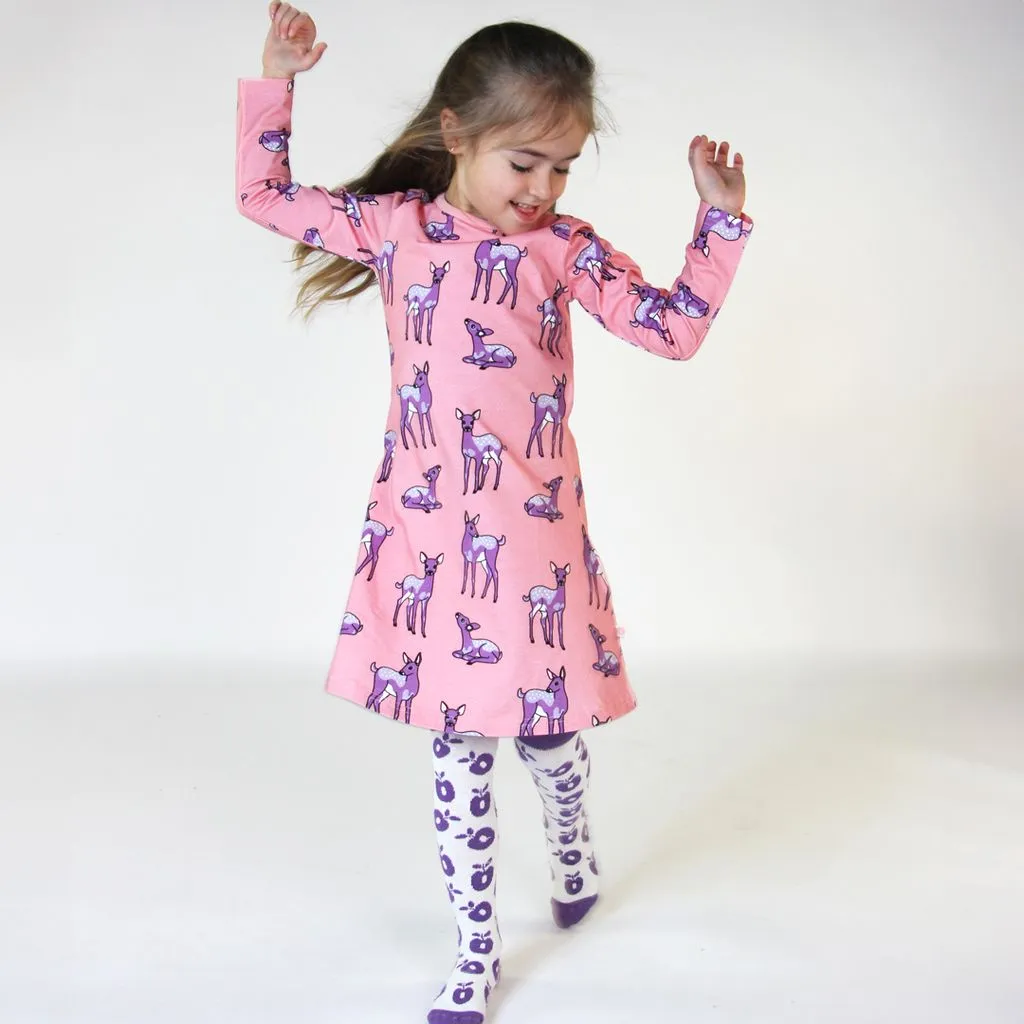 Deer Long Sleeve Dress