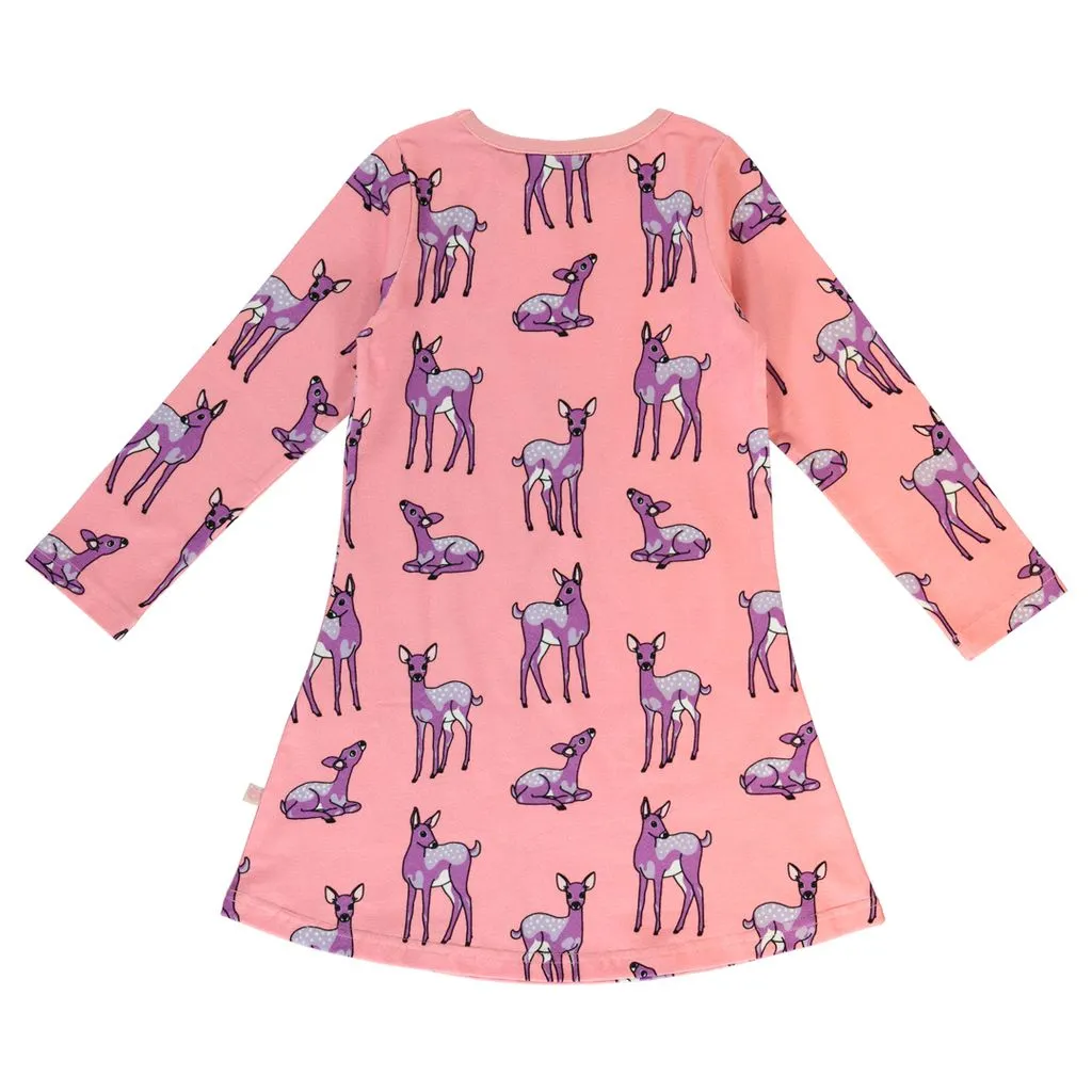 Deer Long Sleeve Dress