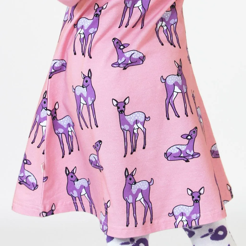 Deer Long Sleeve Dress