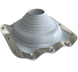 Dektite® Premium EPDM Pipe Flashing For Metal Roofs - Grey (0 - 35mm)