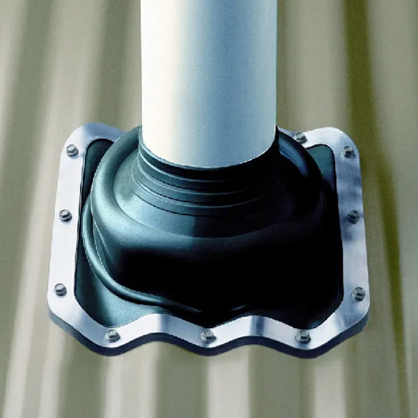 Dektite® Premium EPDM Pipe Flashing For Metal Roofs - Grey (0 - 35mm)