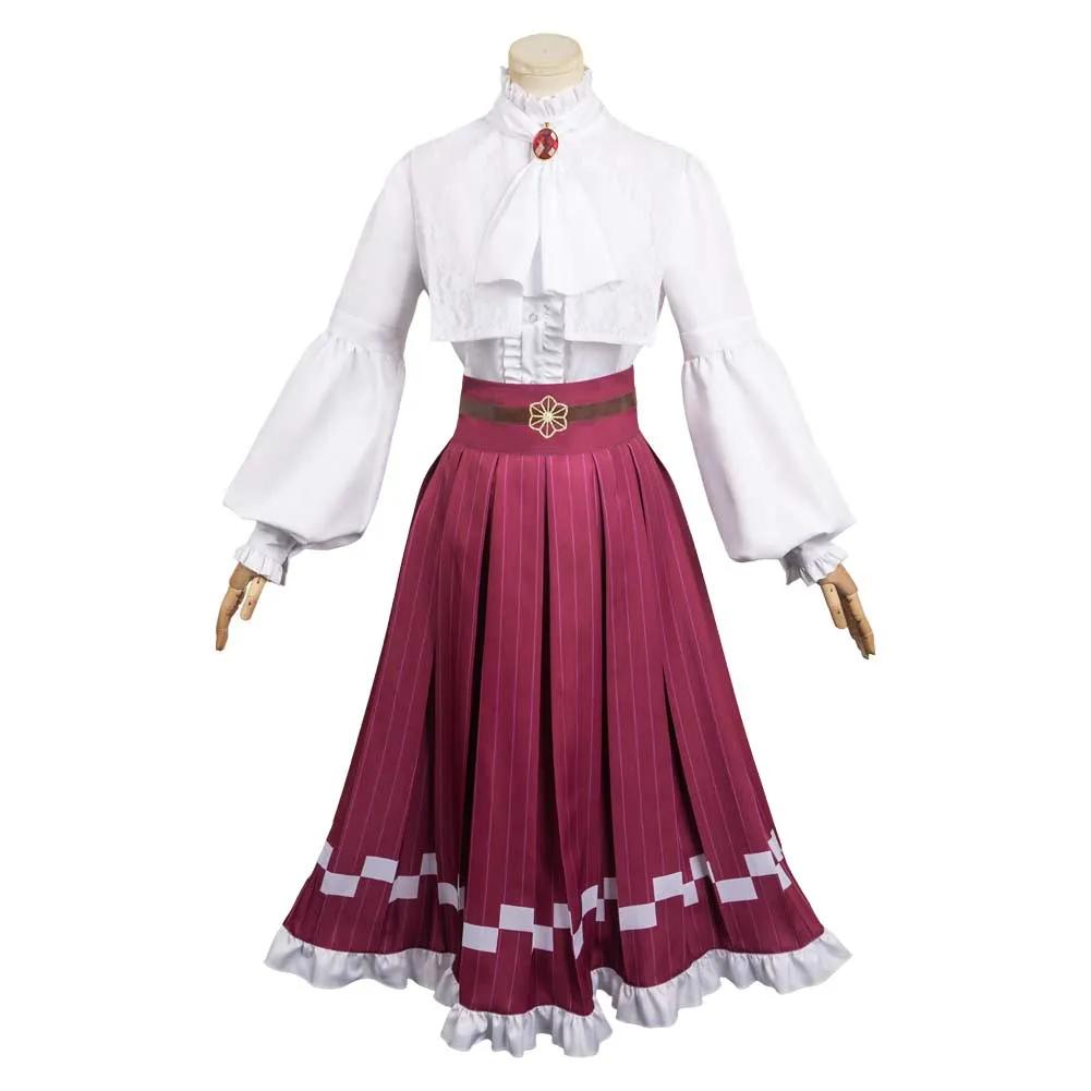 Demon Slayer Fifth Anniversary Kamado Nezuko Kimono Cosplay Costume Outfits Halloween Carnival Suit
