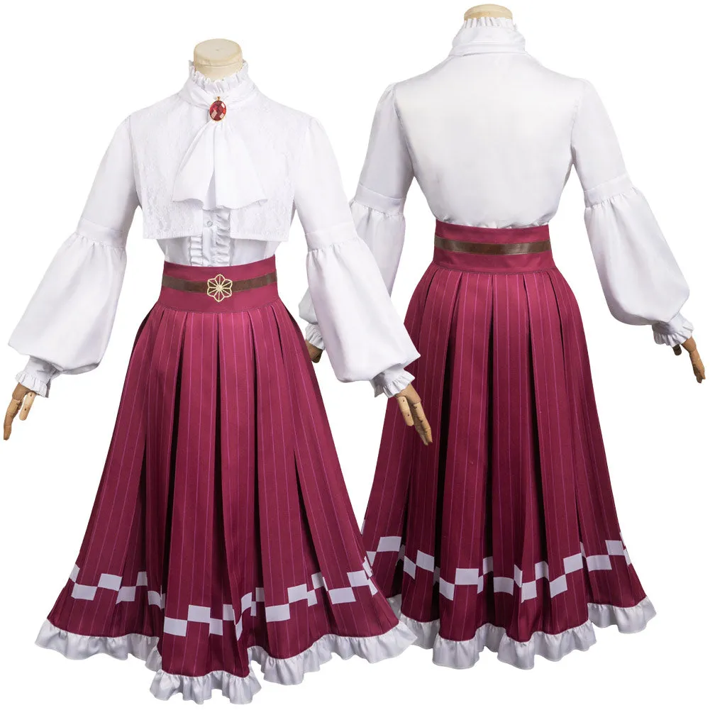 Demon Slayer Fifth Anniversary Kamado Nezuko Kimono Cosplay Costume Outfits Halloween Carnival Suit