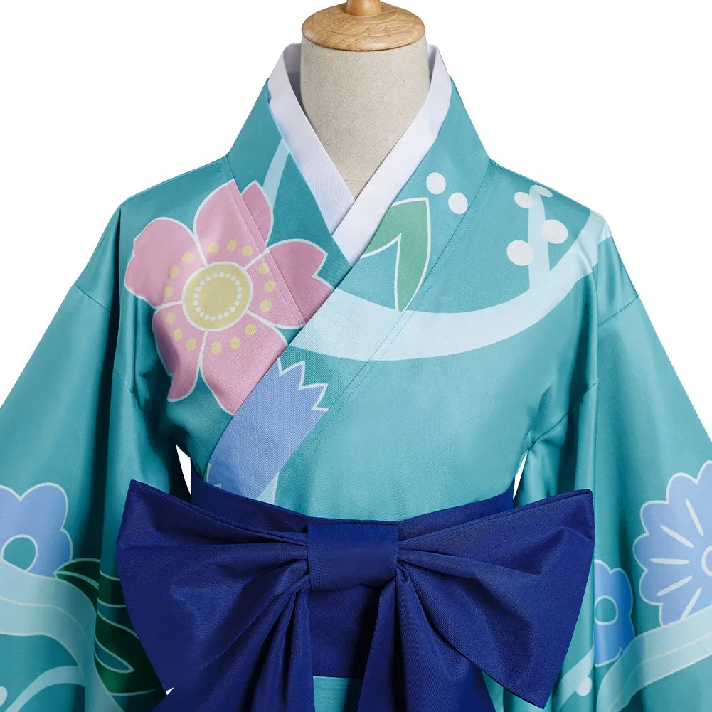 Demon Slayer Hashibira Inosuke Kimono Dress Outfits Cosplay Costume Halloween Carnival Suit