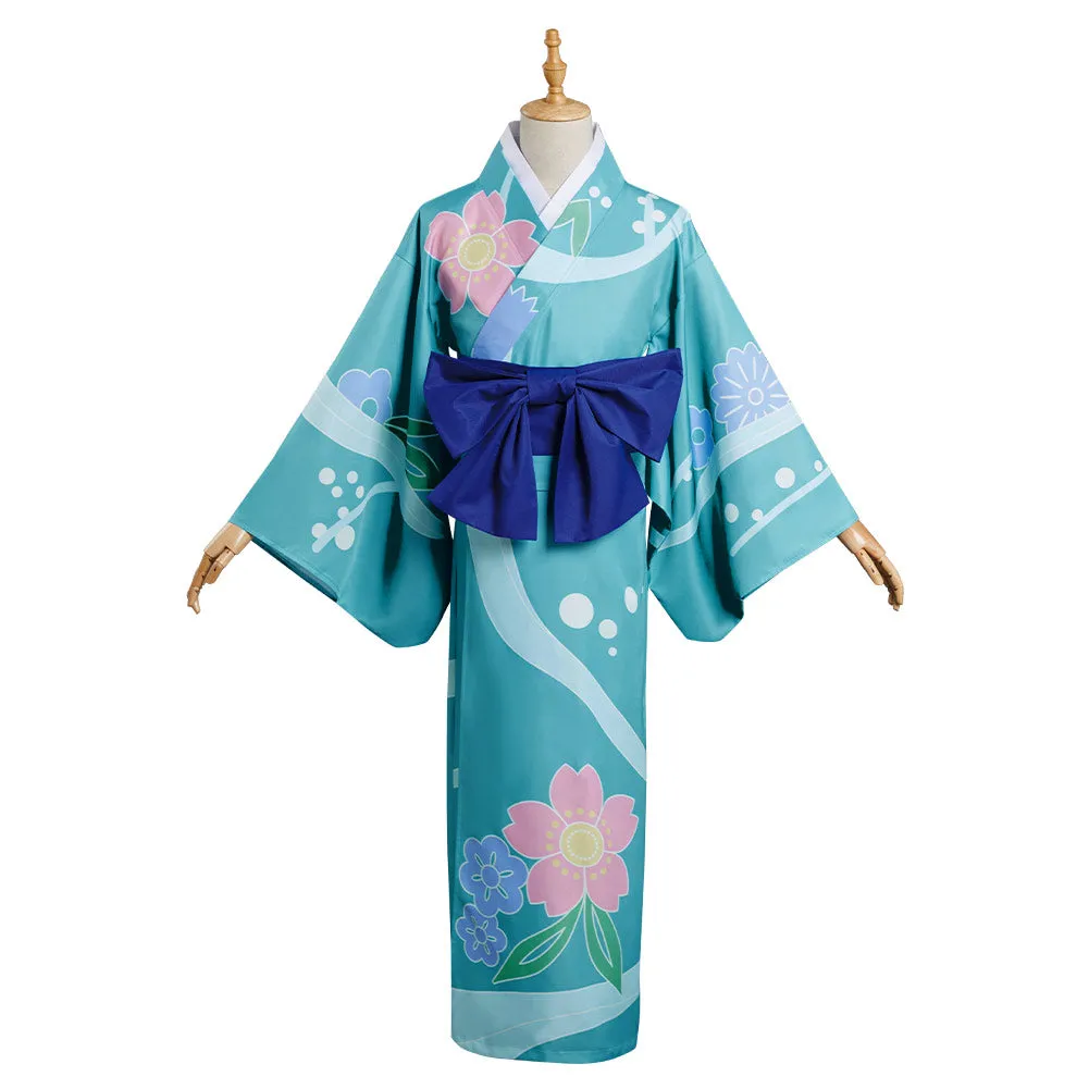 Demon Slayer Hashibira Inosuke Kimono Dress Outfits Cosplay Costume Halloween Carnival Suit