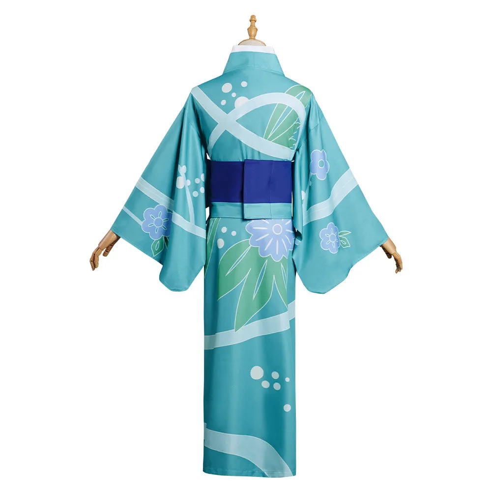Demon Slayer Hashibira Inosuke Kimono Dress Outfits Cosplay Costume Halloween Carnival Suit