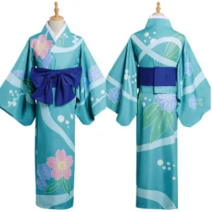 Demon Slayer Hashibira Inosuke Kimono Dress Outfits Cosplay Costume Halloween Carnival Suit