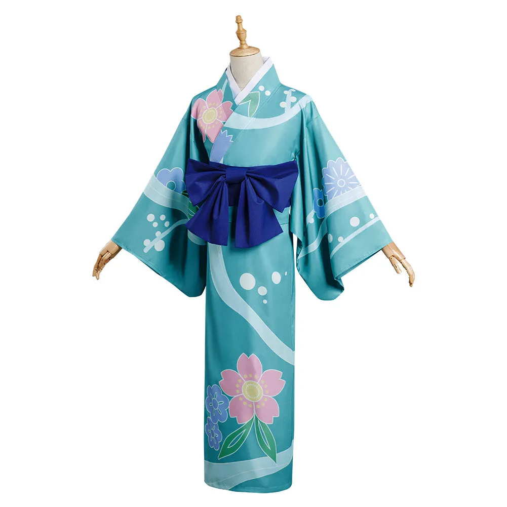 Demon Slayer Hashibira Inosuke Kimono Dress Outfits Cosplay Costume Halloween Carnival Suit
