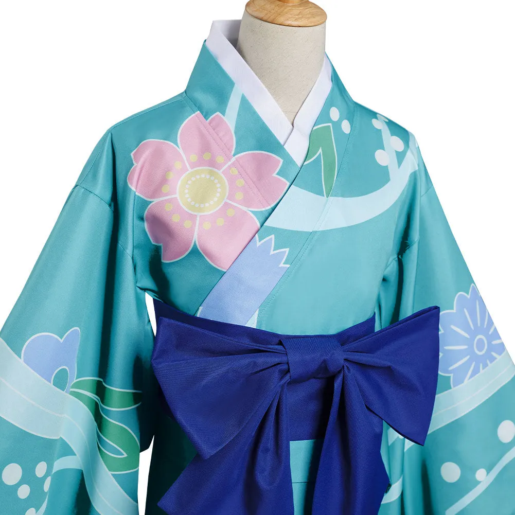 Demon Slayer Hashibira Inosuke Kimono Dress Outfits Cosplay Costume Halloween Carnival Suit