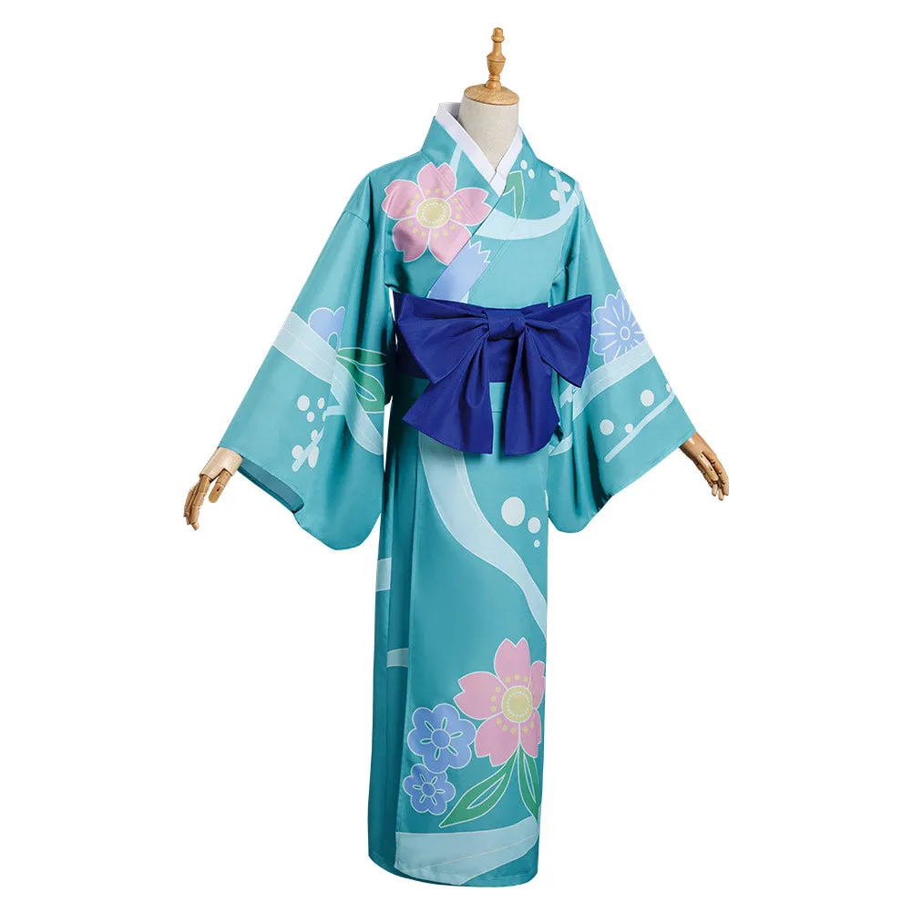 Demon Slayer Hashibira Inosuke Kimono Dress Outfits Cosplay Costume Halloween Carnival Suit