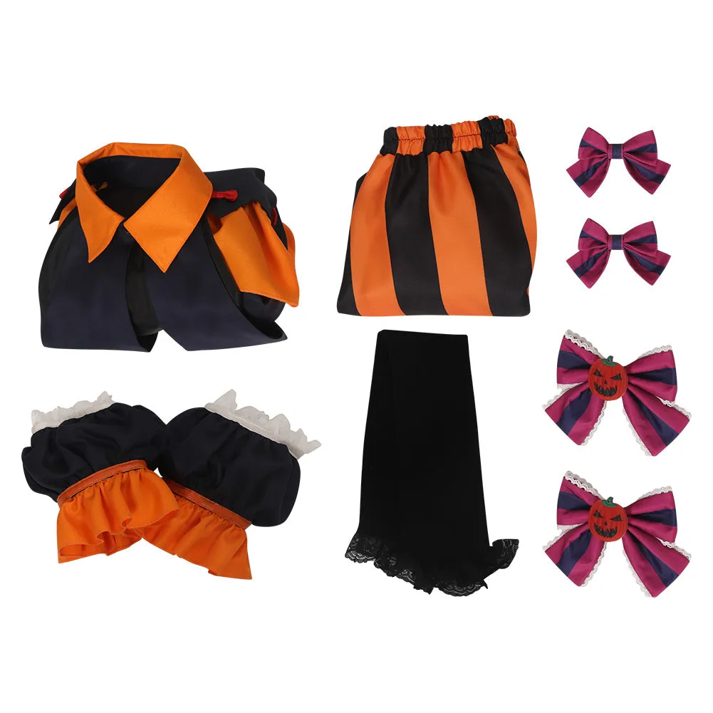 Demon Slayer Kanroji Mitsuri Cosplay Costume Outfits Halloween Carnival Party Disguise Suit  Halloween