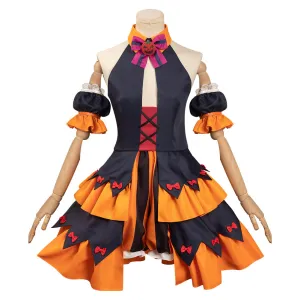 Demon Slayer Kanroji Mitsuri Cosplay Costume Outfits Halloween Carnival Party Disguise Suit  Halloween