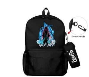 Demon Slayer Nezuko and Tanjiro Anime Bag Set – 2 Pieces / Black