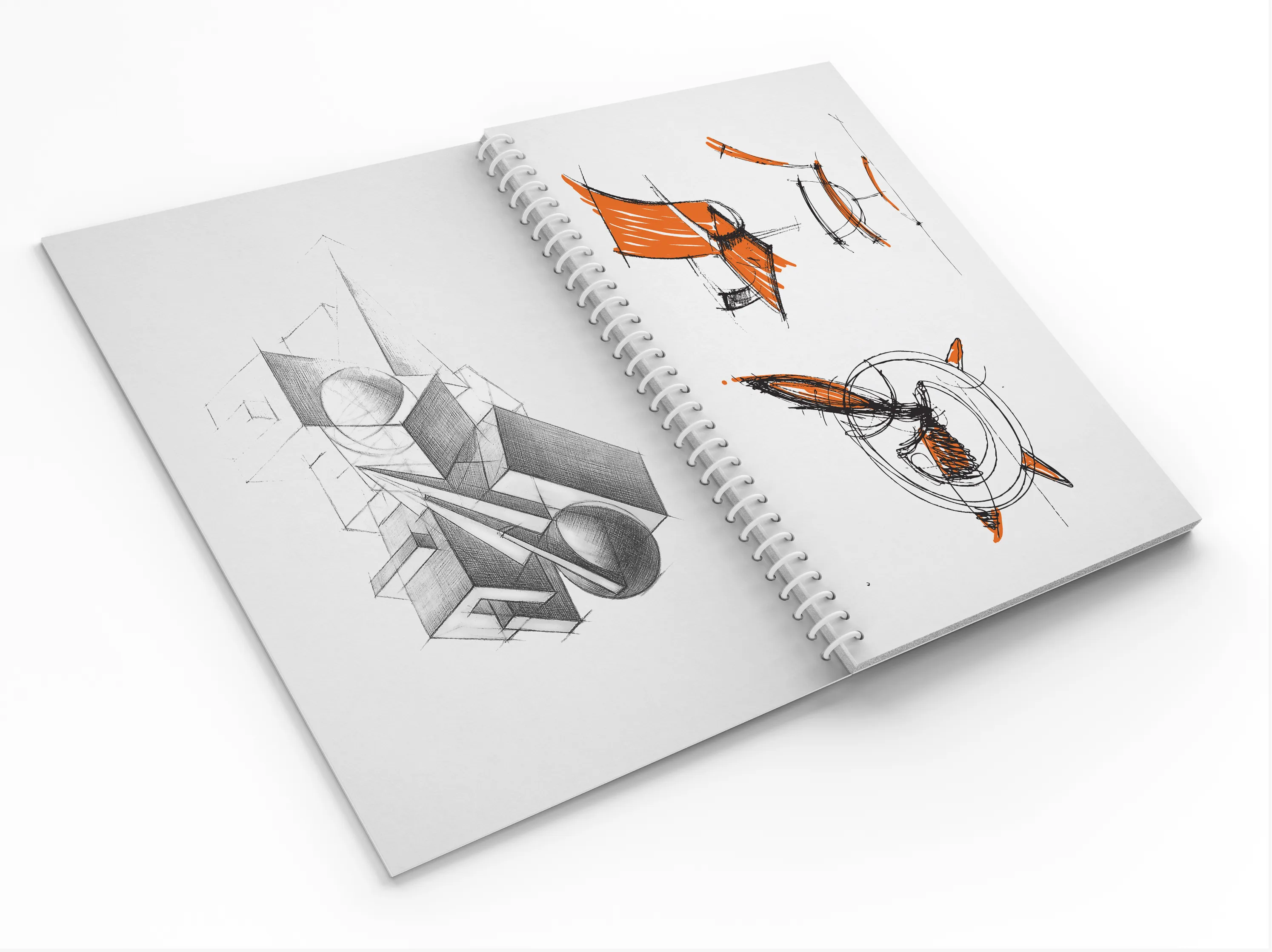 Design Ideation IDEA Journal Sketchbook. Spiral Bound. Journal Style. Multi-Media. (8.5" x 11") SB-2550-LS