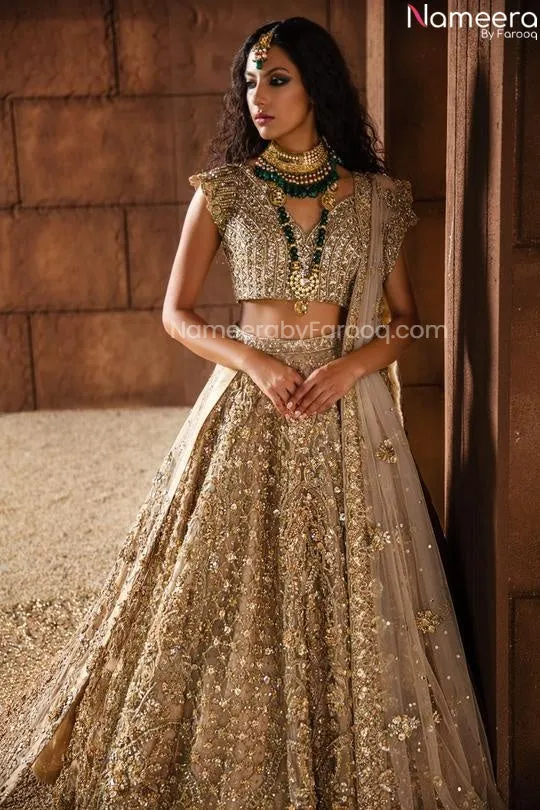 Designer Embroidered Heavy Bridal Lehenga #BN843