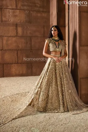 Designer Embroidered Heavy Bridal Lehenga #BN843