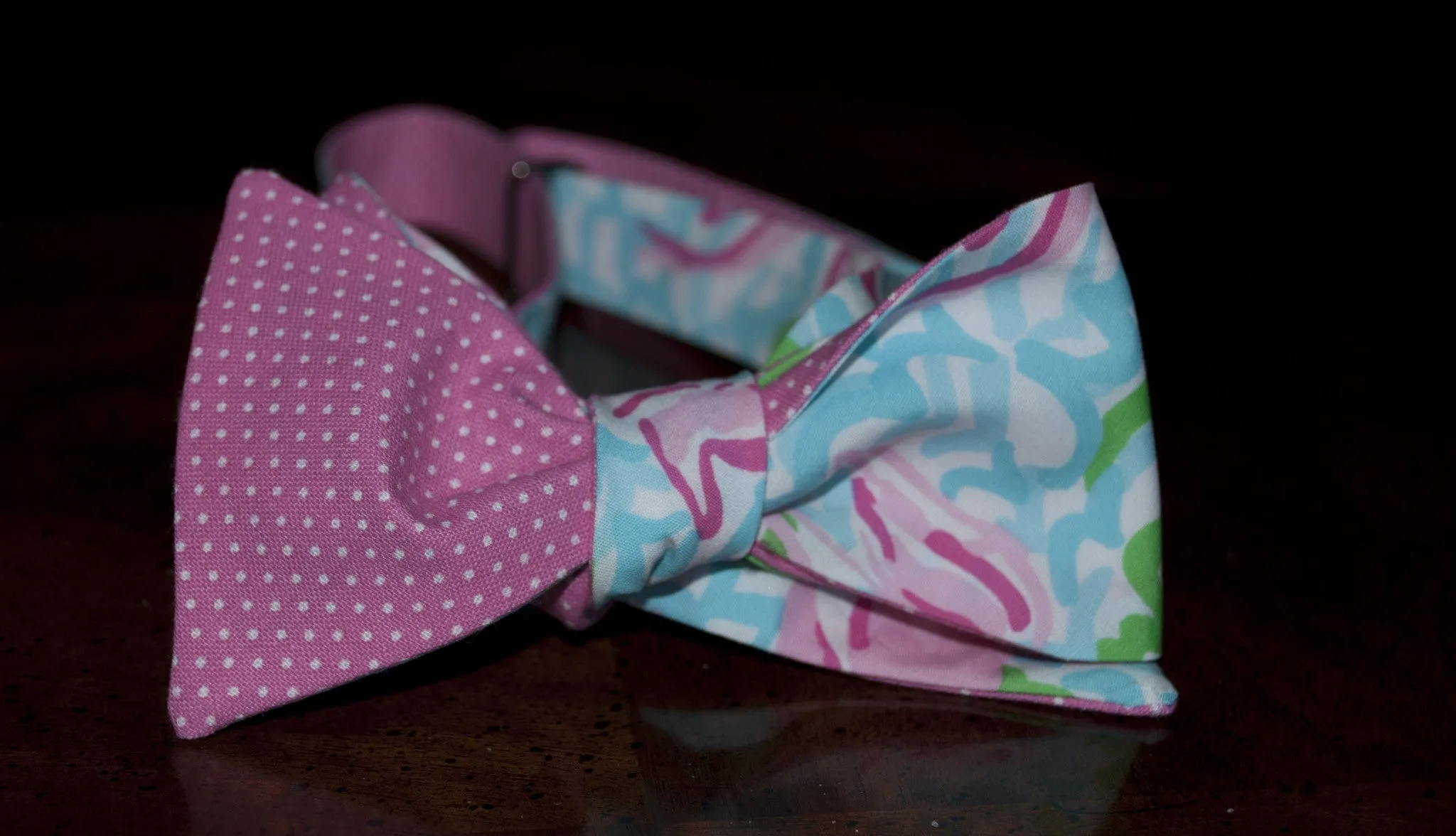 Designer Lobsters and Waves Bow Tie
