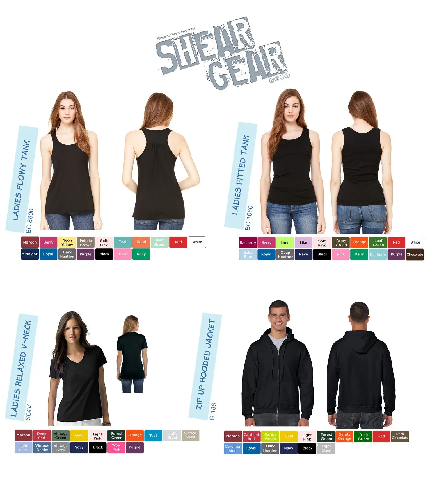 Designer Rhinestone Shirts Page 3 Colored Examples