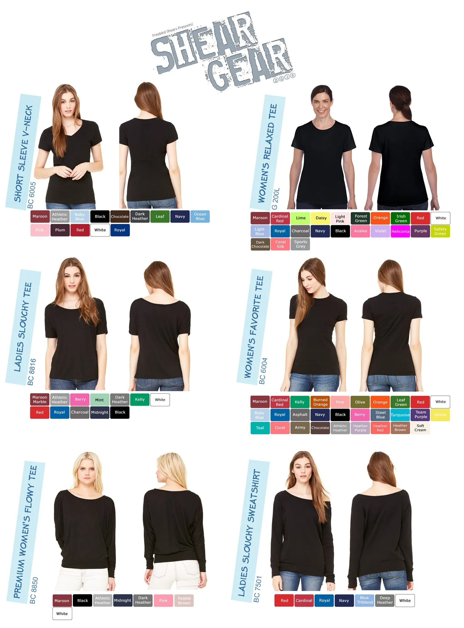 Designer Rhinestone Shirts Page 3 Colored Examples