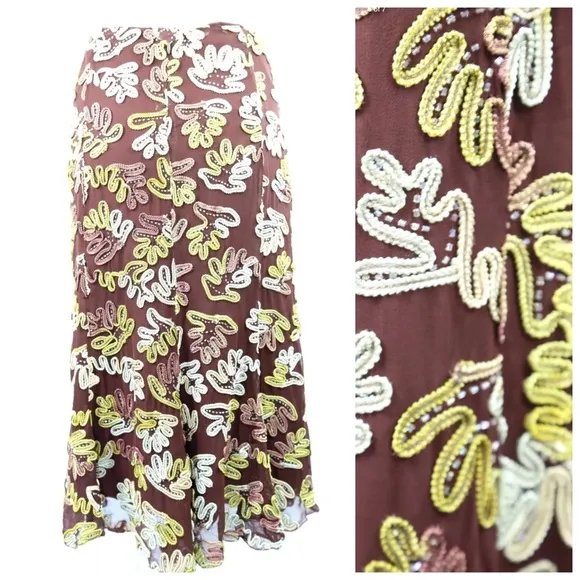 Di Vita Designer Hand Beaded Gorgeous Skirt
