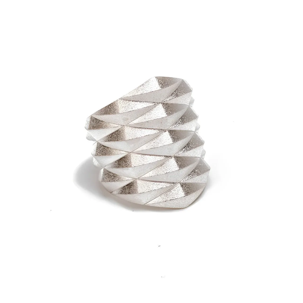 Diamond Peak Silver Ring
