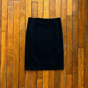 Diane von Furstenberg Women's Black Cocktail High Waist Mini Skirt.