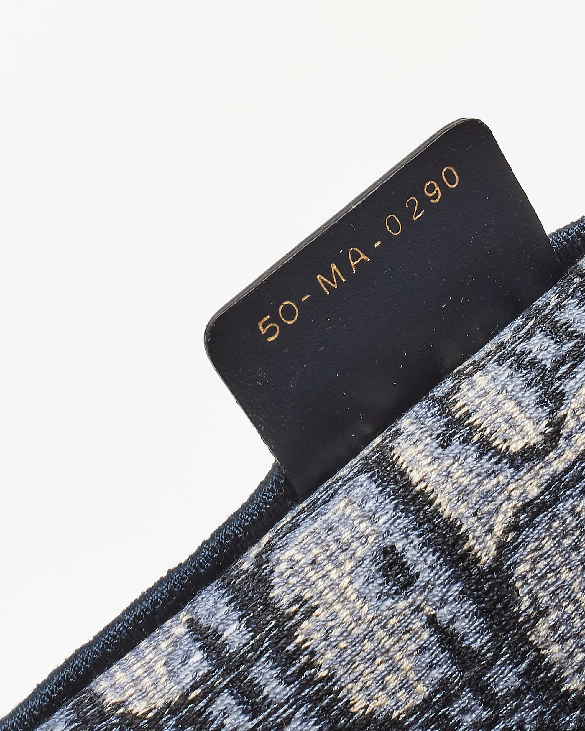 Dior Blue & Ecru Oblique Canvas Small Book Tote