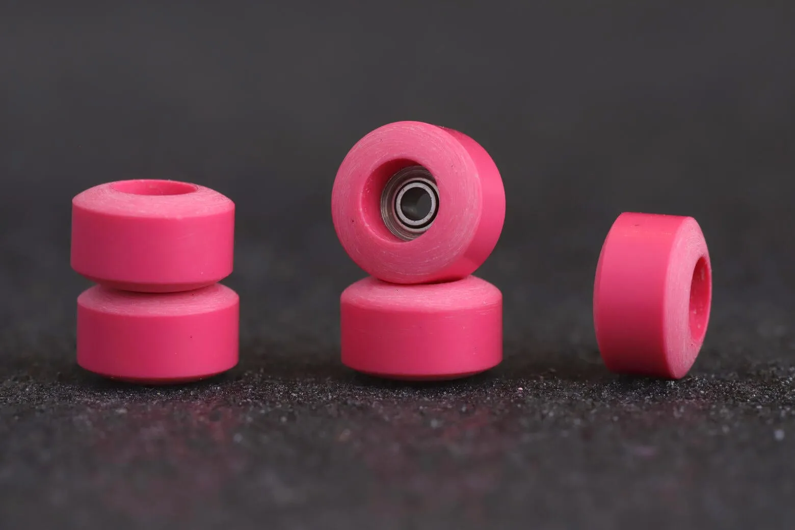 Dirty FB illPills - Rose Pink Urethane Fingerboard Wheels (70D Street Shape)
