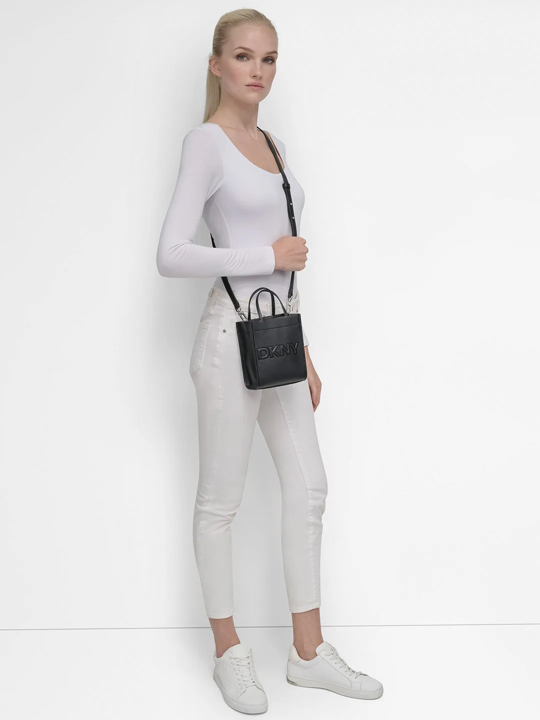 DKNY Women Black Solid Crossbody