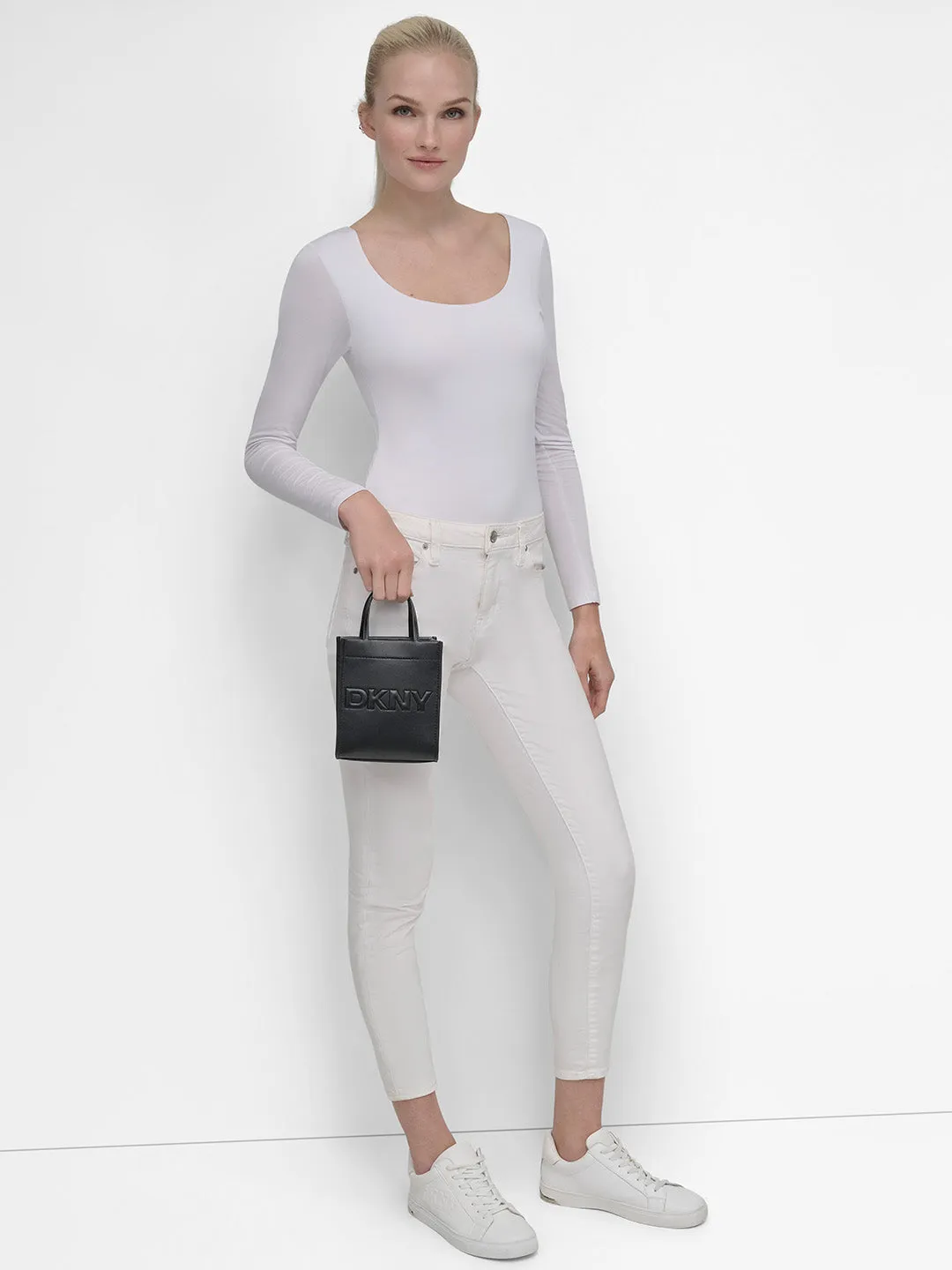 DKNY Women Black Solid Crossbody