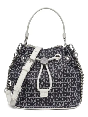 DKNY Women Blue Solid Crossbody