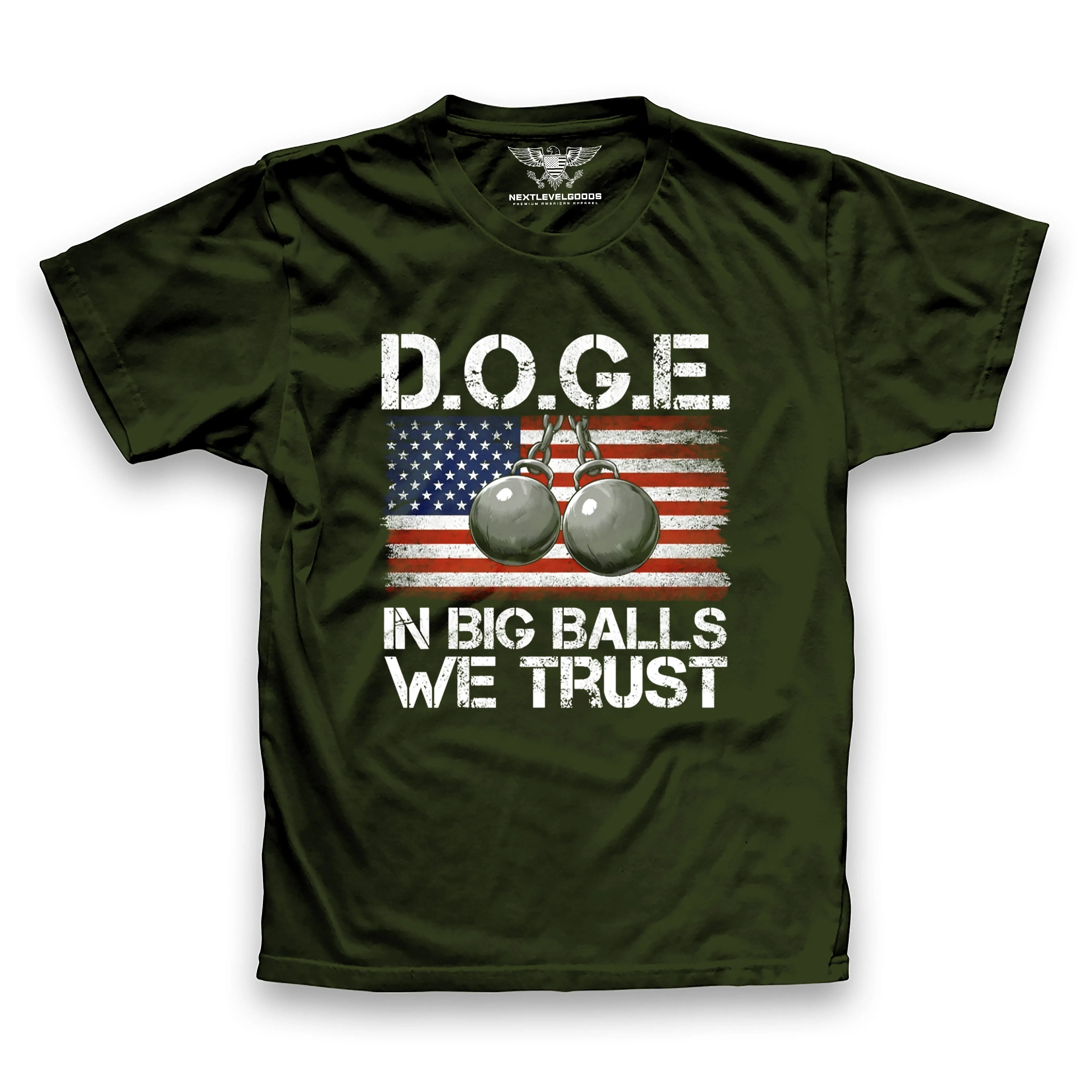 D.O.G.E In Big Balls We Trust Premium T-Shirt