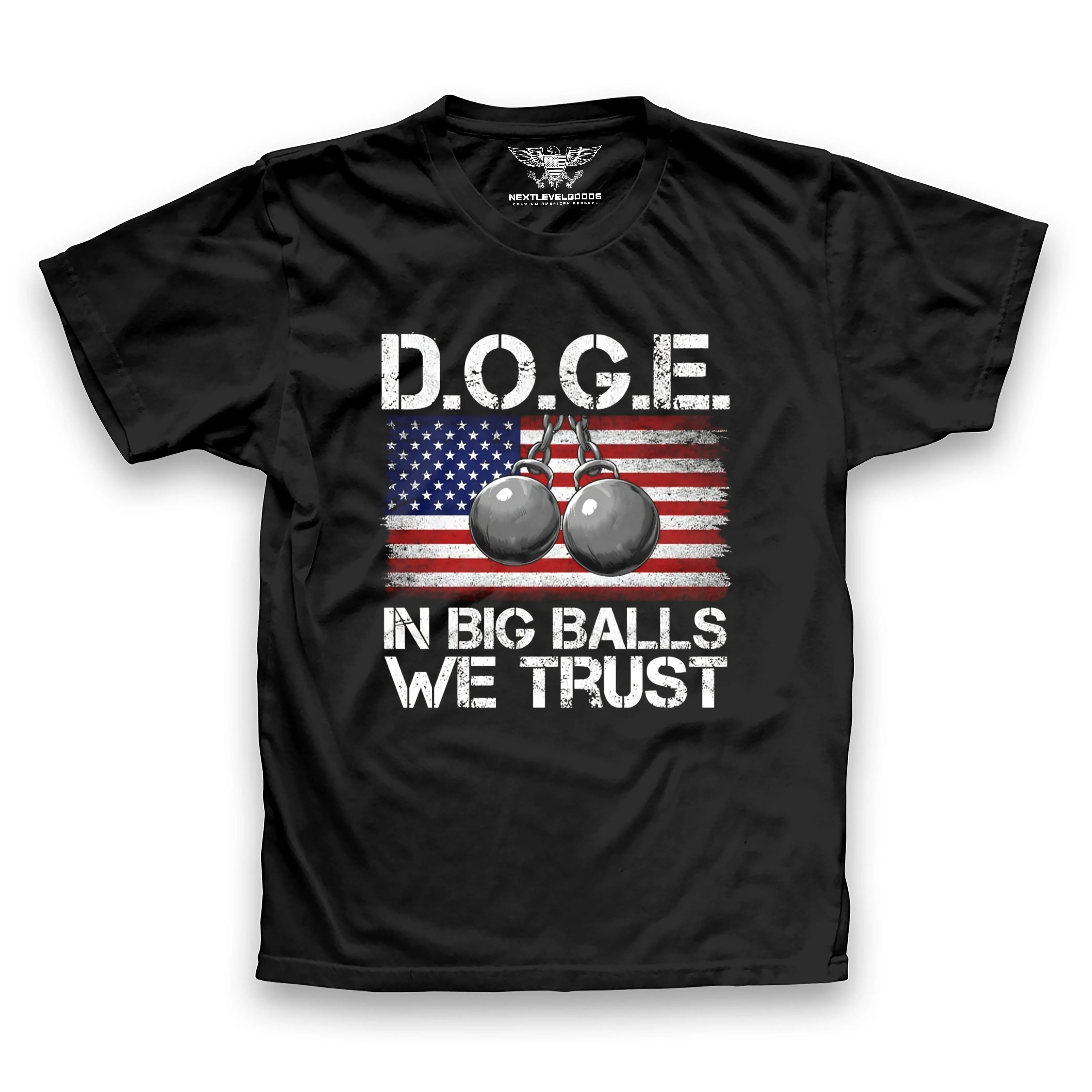 D.O.G.E In Big Balls We Trust Premium T-Shirt