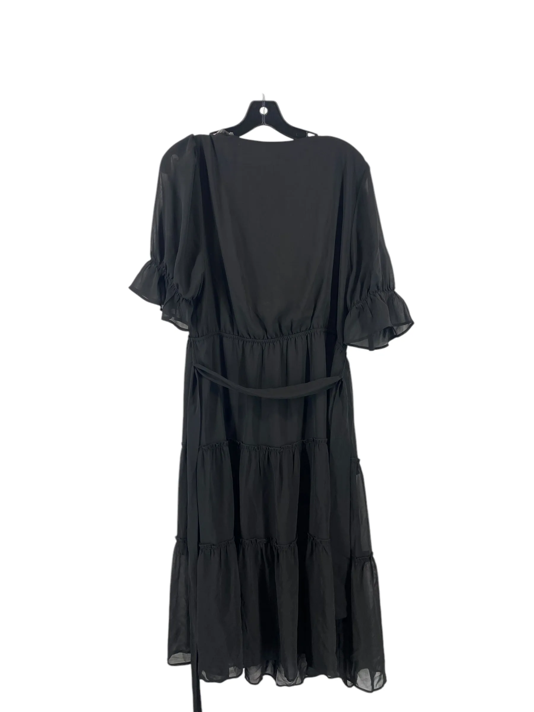 Dress Casual Maxi By Versona In Black, Size: Xl