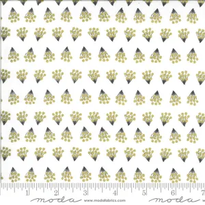 Dwell In Possibility - Tiny Bouquets in Ivory Metallic