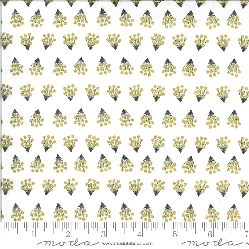 Dwell In Possibility - Tiny Bouquets in Ivory Metallic