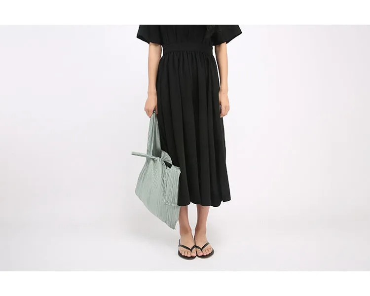 Eiko Pleated Tote Bag