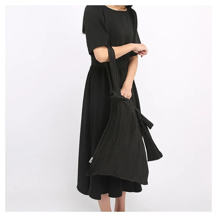 Eiko Pleated Tote Bag