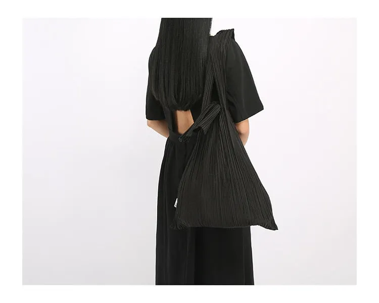 Eiko Pleated Tote Bag