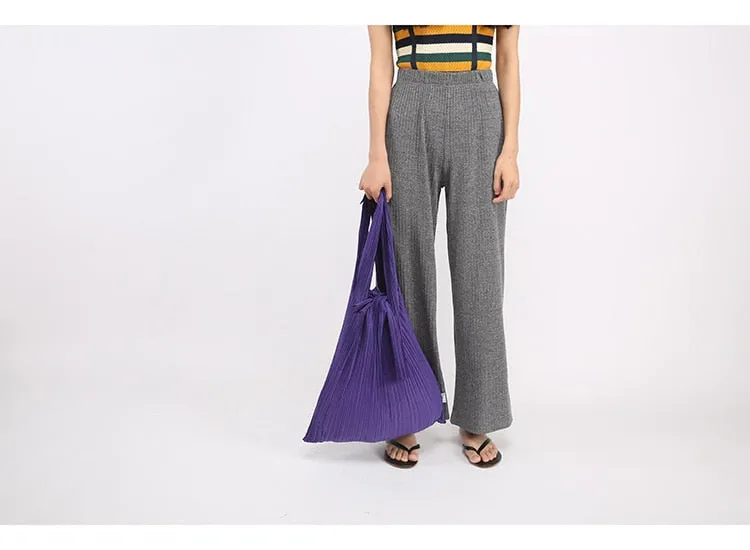 Eiko Pleated Tote Bag