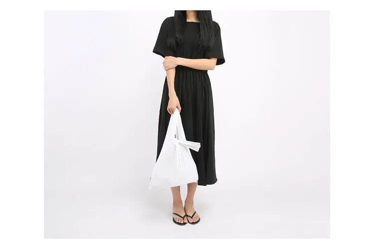 Eiko Pleated Tote Bag