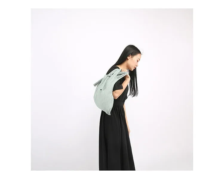 Eiko Pleated Tote Bag