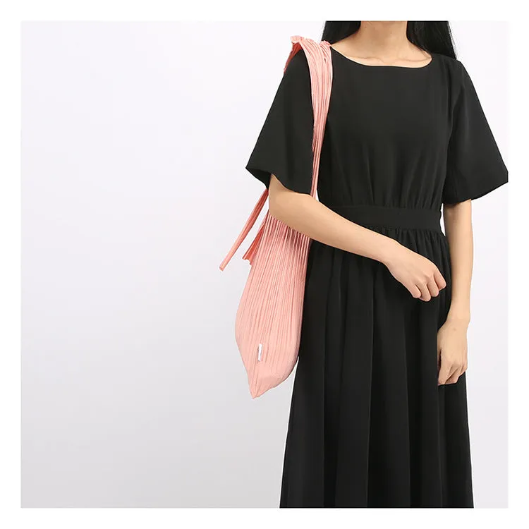 Eiko Pleated Tote Bag
