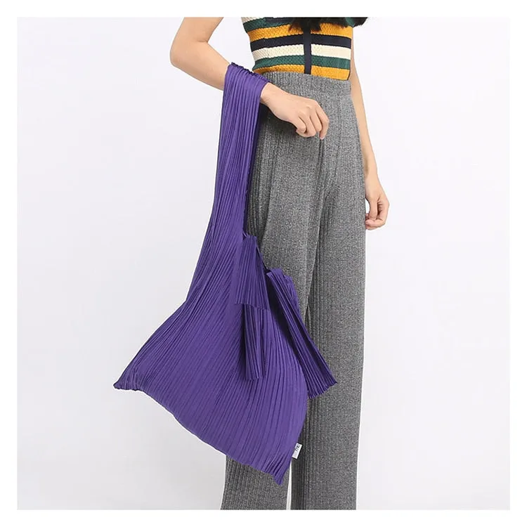 Eiko Pleated Tote Bag