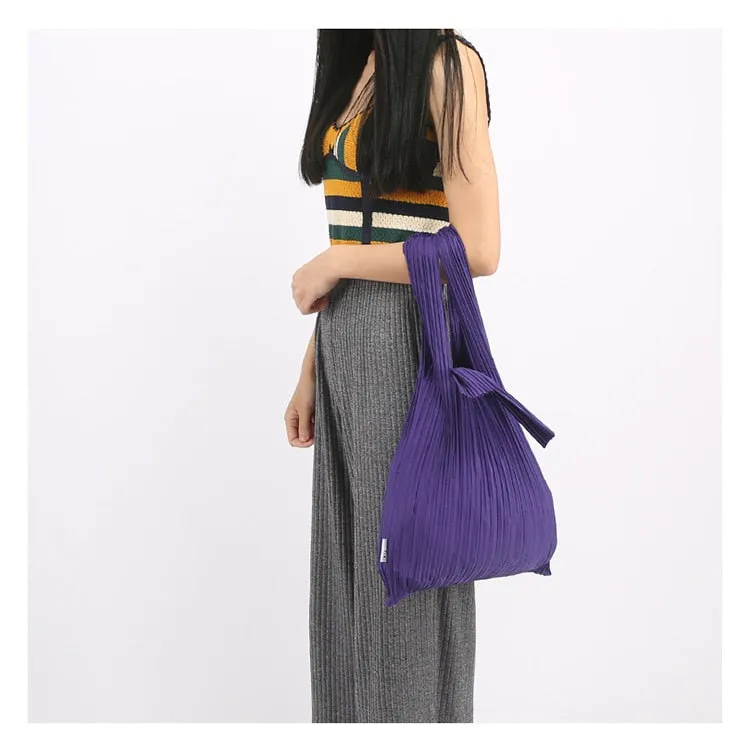 Eiko Pleated Tote Bag