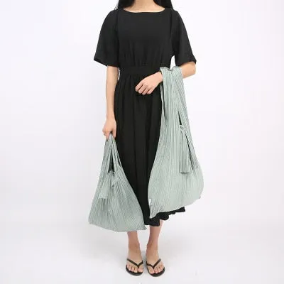 Eiko Pleated Tote Bag
